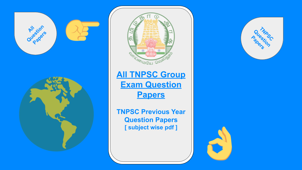 TNPSC Previous Year Question Papers Subject Wise PDF